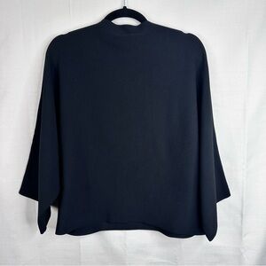 Mango Suit mock neck boxy top sturctured knit neutral minimalist business casual